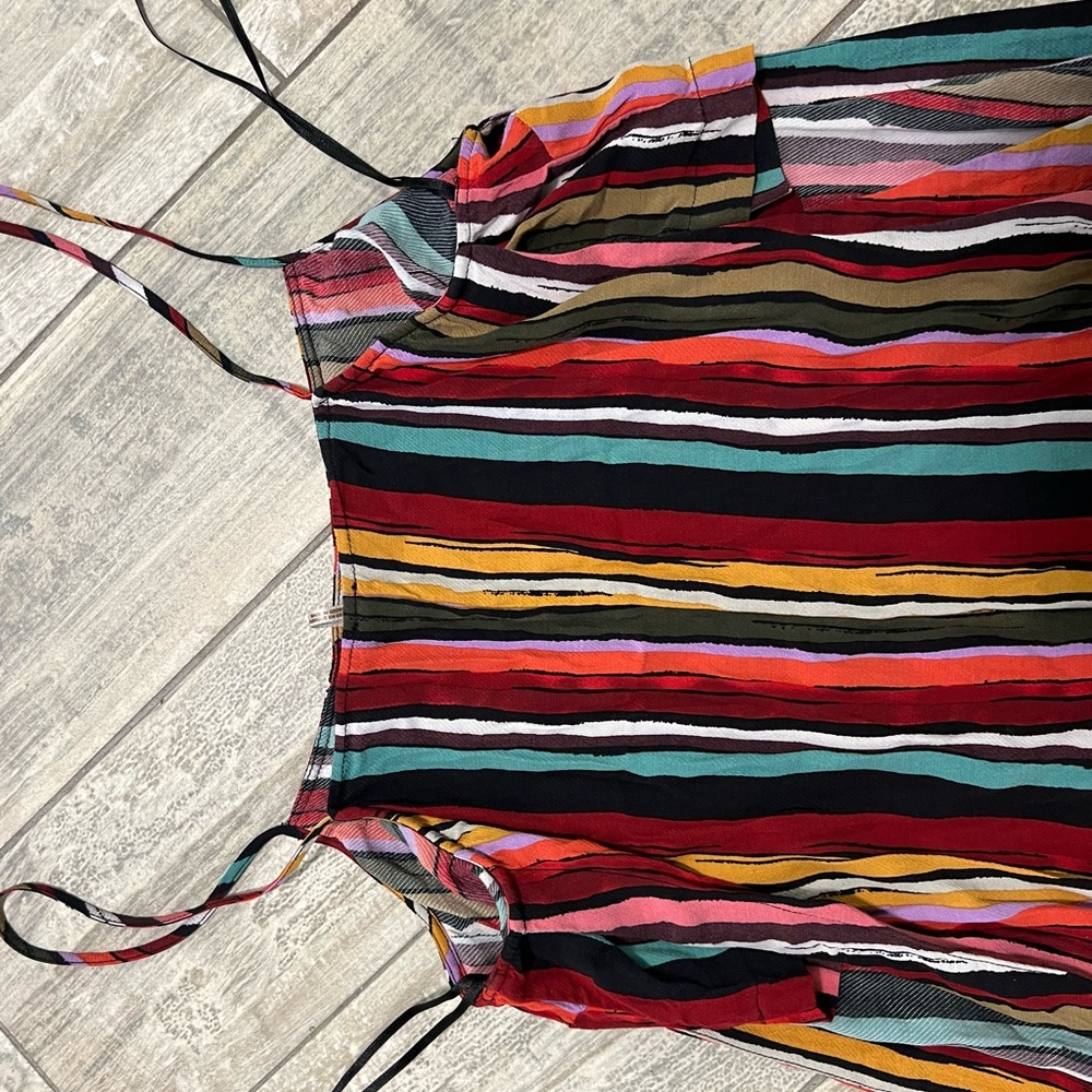 Free People Multicolor Striped Slip Dress - Picture 11 of 11